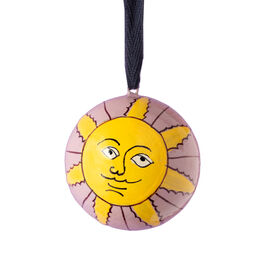 Handpainted sun bauble